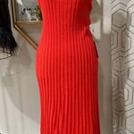 Cyrus Devotion by  Coral Res Ribbed Knit Midi Sheath Dress Size M Photo 1