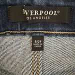 Liverpool High Rise Y2K Ankle Soft Blue Pull On Faux Pockets SZ 8/29 Photo 6