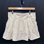 Lululemon White Pace Rival Skirt Size 6 Tall Photo 0