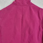 Columbia Womens Jacket Vest Sz S Pink Mock Neck Full Zip Fleece Paneled Lined Photo 4