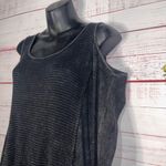 Abel Distressed Wash Thermal Knit Fit & Flare Dress | Women’s Medium Gray Photo 1