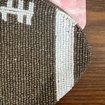 Wandering Moon | Beaded Football 🏈 Wallet Brown Photo 7