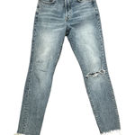 Free People  Distressed High Rise Skinny Jeans  Size 29 Photo 0