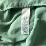 ASOS DESIGN Square Neck Top With Blouson Sleeve in Sage Photo 6