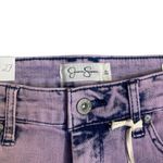 Jessica Simpson  Women's Shorts Sz 27 Purple Wash Jean Denim Cut Off New‎ Photo 2