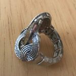 Art Deco Stretch Ring Vintage Metal Jewelry Trendy Photo 2