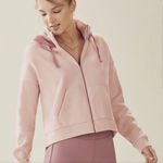 FABLETICS x DEMI LOVATO Valeria Crop Hoodie Zip Up Pink Size M Photo 0