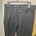 H&M  black cotton stretch skinny chino pants slacks lightweight jeans 12 Photo 3