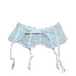 Lise Charmel Off White lace mesh embroidered Garter Belt Medium Photo 1