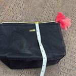 Tarte Black Makeup Bag with Pink Tassel Cosmetic Pouch Travel Zip Case Photo 5