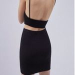 For Love & Lemons  Harley Zipper Mini Skirt in Black small Photo 2