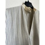 Banana Republic Vintage  Woman’s Blue Striped Cotton Long Night Shirt L Photo 2