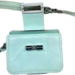 Rebecca Minkoff  mini box shoulder bag purse in mint color Photo 6