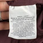 Nike Fleece Pullover Cozy Sherpa Sweatshirt Hooded Burgundy Maroon Sz M Gorpcore Photo 3