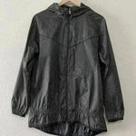 Nike  Jacket Zebra Print Large Black Windrunner Blacklight Flash Hoodie Full Zip Photo 0