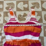 Jack by BB Dakota Jack Jamband‎ Wave Dress Striped Sleeveless Fit & Flare Pink Orange 4 Photo 8