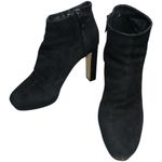 Diane Von Furstenberg  DVF Women’s Size 7.5 Black Suede Heeled Ankle Booties Photo 2