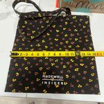Madewell Black Floral Insider 100% Cotton Tote Reusable Bag Photo 7
