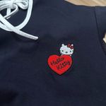 Lazy Oaf  Hello Kitty Keyhole Blue Tie Mini Dress Women’s Small Photo 3