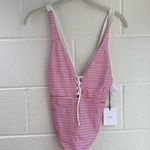 ONIA NEW  Anthropologie Iona One-Piece Swimsuit Striped Photo 2