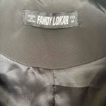 Fandy Lokar  belted puffer jacket Women’s Size M Black Bust 40in  Very New Photo 3