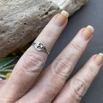 Sterling Silver Man On The Moon Toe/Midi Ring Photo 2
