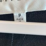 Milly  Metallic Double Knit Dress Bronze Skater Skirt V-neck Gold Black Photo 1