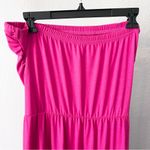 ALASTER QUEEN Pink Strapless Maxi Dress with Pockets XL NWT Photo 5