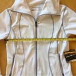 Eddie Bauer  Full Zip Jacket, Ivory, Gray, Size XS Photo 9