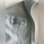 Athleta Sz L Pura Tank Top Ribbed Organic Cotton light Gray Seamless Fitted Photo 6