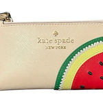Kate Spade Small Slim Bifold Watermelon Wallet Photo 0