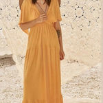 Free People Beach La La Maxi Dress Bird of Paradise Size XL Bohemian Goddess Photo 0
