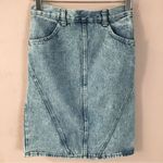 Vintage Stuffed Shirt Light Acid Wash Blue Denim A Photo 4