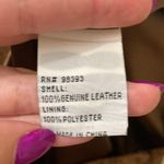 Leather Asymmetrical Skirt Pamela McCoy Collections Size L Photo 8