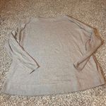 Loft Women's XL Beige Knit Sweater Pullover Long Sleeve Relaxed Fit Casual Top Photo 4