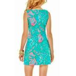 Lilly Pulitzer  MacFarlane‎ Gold Lace Multi Lilly Lounge sz 6 Shift Dress $198 Photo 5