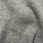 Brandy Melville  Heather Gray Ribbed Top Size M Photo 3