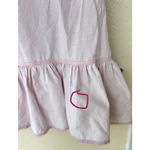 Pink Puff Sleeve Dress Striped Ruffle Hem Cottage Coquette Women’s Size 2X Photo 6