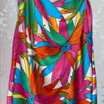 Rachel Zoe  Multicolor Floral Sarong Midi Skirt Small Photo 0