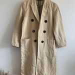 ZARA Women Double Breasted Coat Size M Photo 11