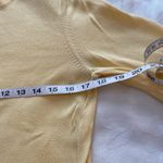 Eddie Bauer  yellow Cotton Pullover 3/4 Sleeve sweater Sz XS Photo 6