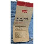 Levi's Women's Jeans 311 Shaping Skinny Stellar Stretch Denim Blue Sz. 24W NWT Photo 4