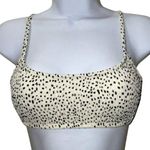 Xhilaration Target Dalmatian Print Smocked Bandeau Bikini Swim Top Sz Small NWT Photo 0
