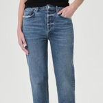 AGOLDE  Riley High Rise Straight Crop in Wash Moor Size US 23 Photo 0