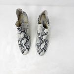 Steve Madden [] Rookie Bootie Snakeskin Cut-Out Side Split Shaft Ankle Boots 10 Photo 7