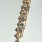 Yochi Brand Gold Tone & Green Jade Color Boho Retro Bubble Statement Necklace Photo 3