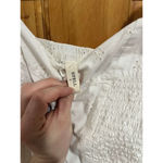 Womens Spell Bo & The Gypsy Organic Cotton Eyelet Mini Dress White Size Small Photo 1