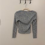 Levi's Women's Square Neck Long Sleeve Magnolia Top - Blue Photo 3