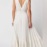Free People One Alessia Maxi Dress Lace white size medium Photo 4