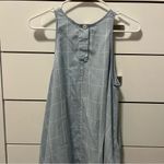 Rails  Blue Sleeveless Shift A-Line Grid Anya Dress Photo 2